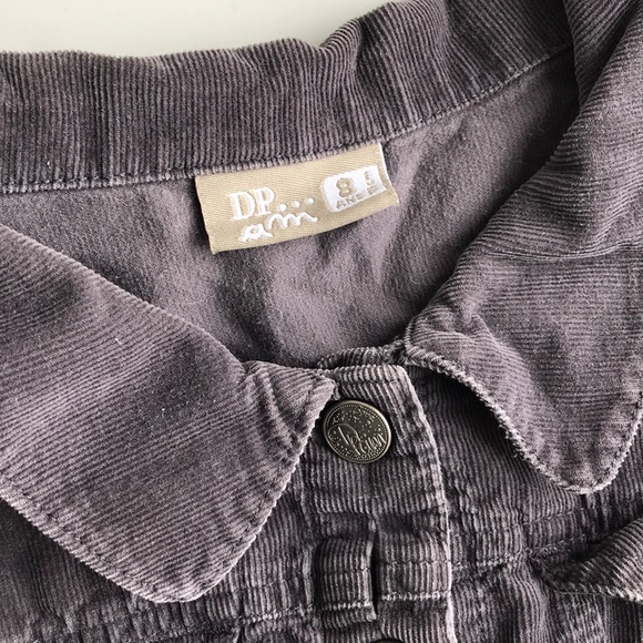 French DPAM gray corduroy dress, size 6-8 - Picture 2 of 2